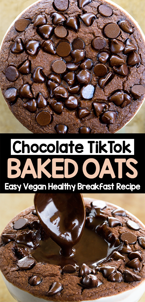Chocolate TikTok Baked Oatmeal Recipe