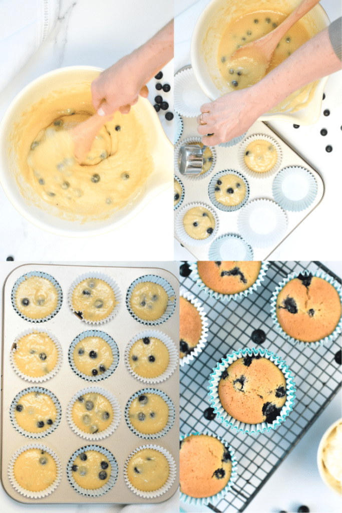 How to make keto blueberry muffins with almond flour