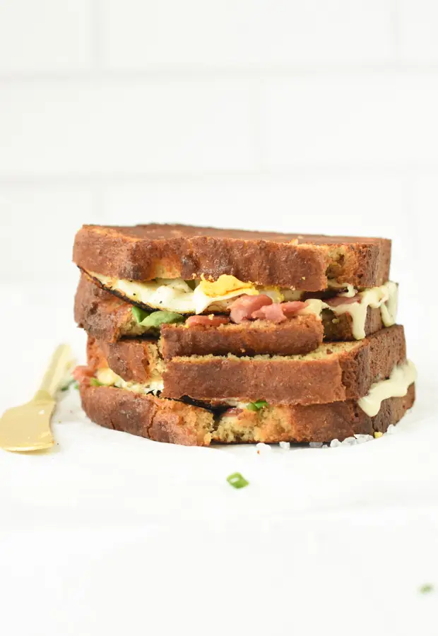Bacon and egg Breakfast sandwich